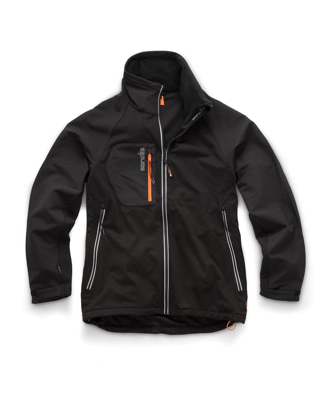 Scruffs Trade Flex softshell jacket SH026 - Black - Customisable Softshell Jacket