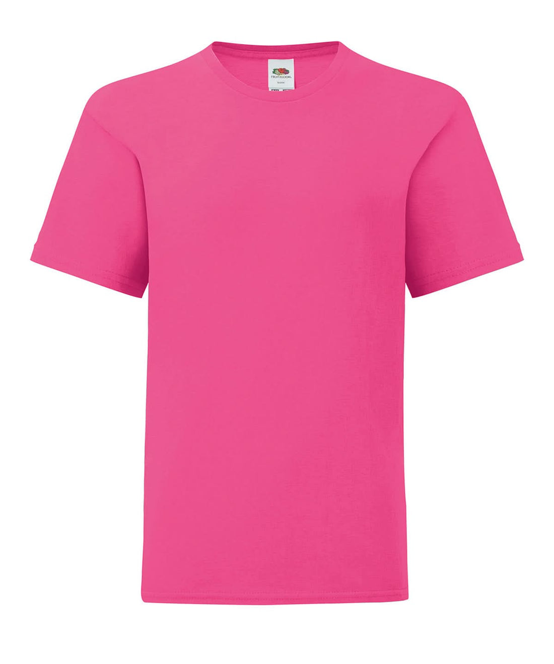 Fruit of the Loom Kids iconic 150 T Fuchsia SS023 - Fuchsia - Customisable T-Shirts