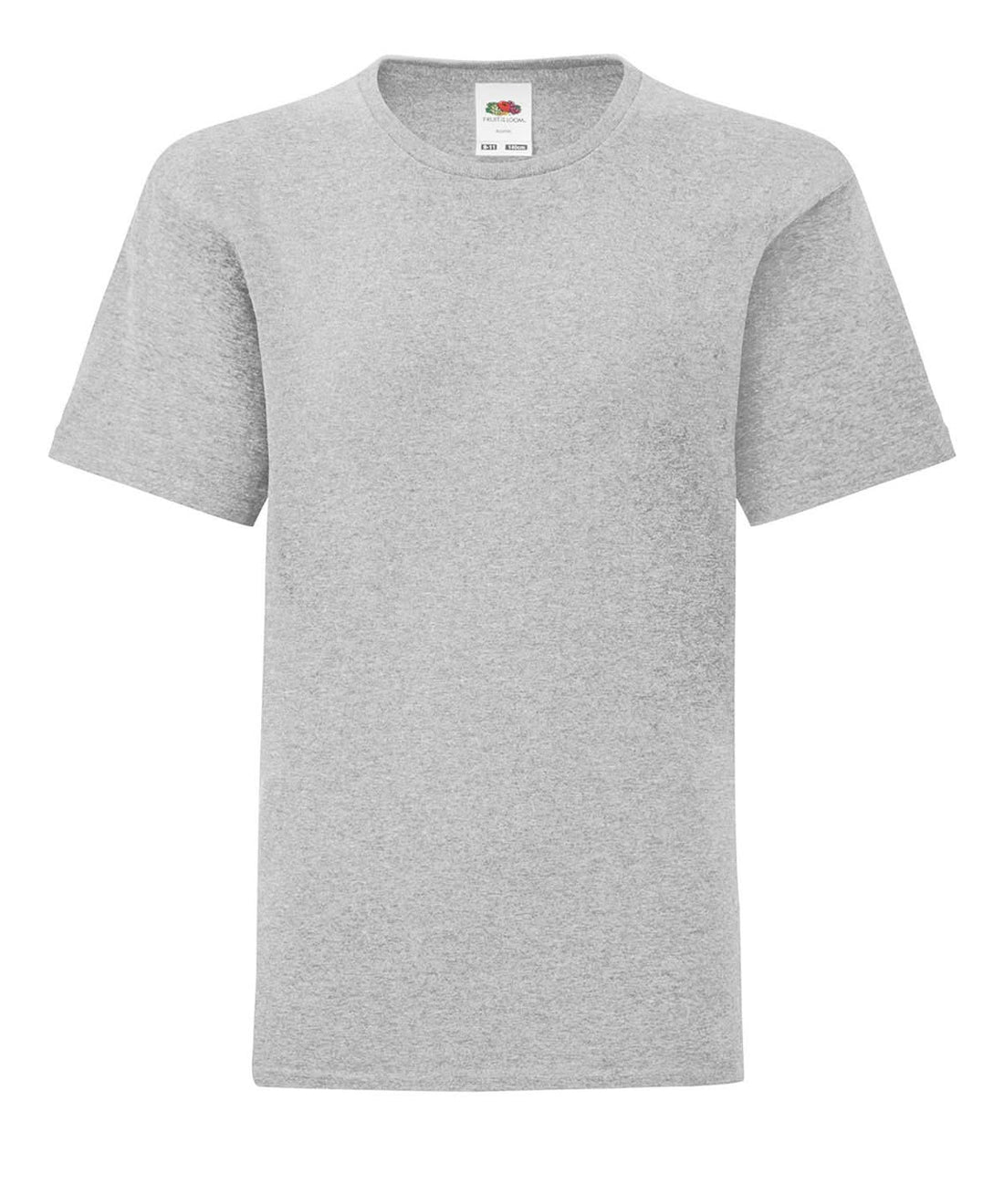 Fruit of the Loom Kids iconic 150 T Heather Grey SS023 - Heather Grey - Customisable T-Shirts