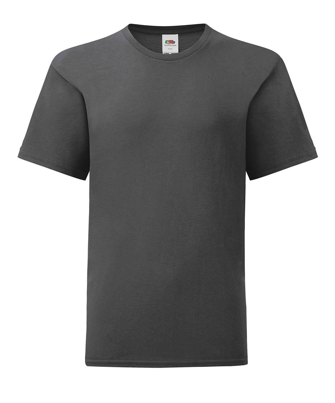 Fruit of the Loom Kids iconic 150 T Light Graphite SS023 - Light Graphite - Customisable T-Shirts