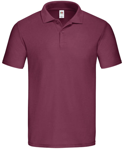 Fruit of the Loom Fruit Of The Loom Original Polo SS029 - Burgundy - Customisable Polos