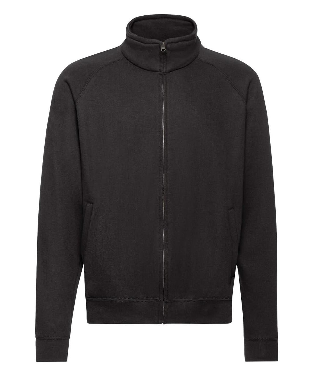 Fruit of the Loom Classic 8020 Sweatshirt Jacket ss226 - Black* - Customisable Jackets