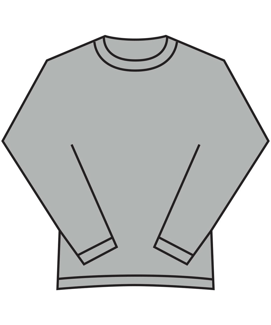 Fruit of the Loom Fruit Of The Loom Supercotton Sweatshirt SS240 - Athletic Heather - Customisable Sweatshirts