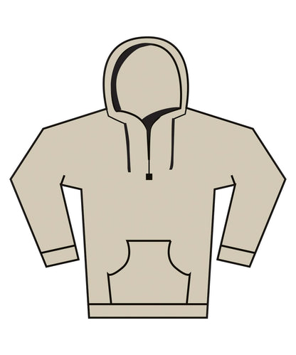 Fruit of the Loom Fruit Of The Loom Supercotton Hooded Sweatshirt SS241 - Desert Sand - Customisable Sweatshirts