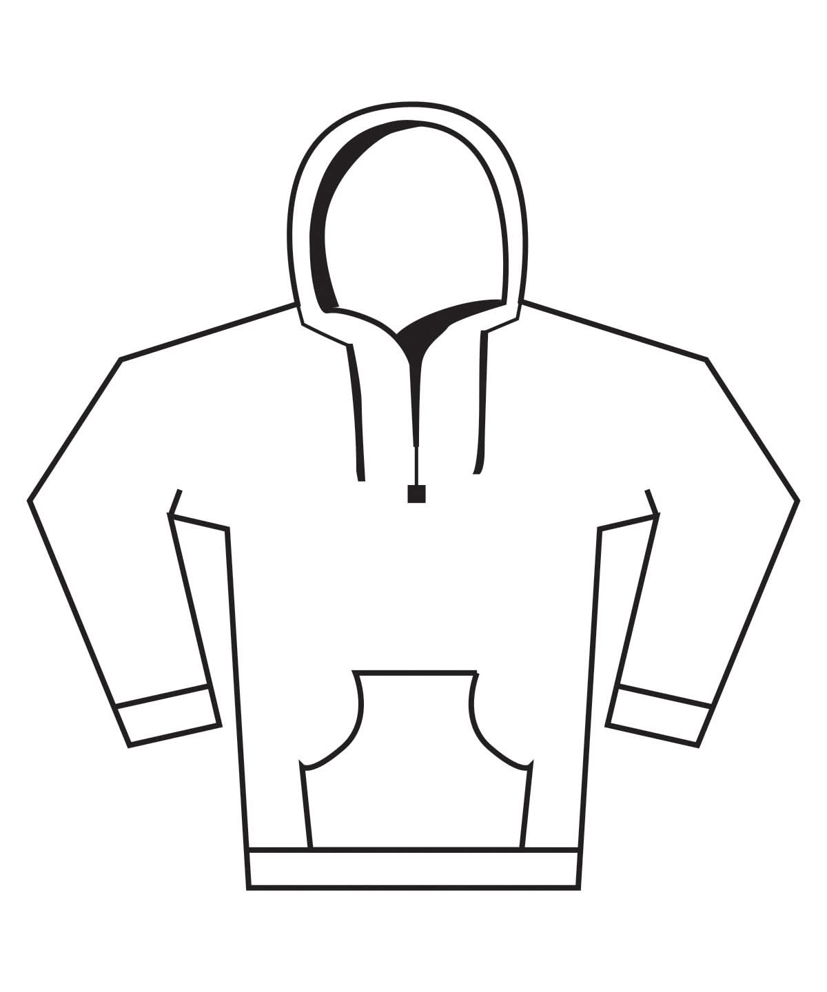 Fruit of the Loom Fruit Of The Loom Supercotton Hooded Sweatshirt SS241 - White - Customisable Sweatshirts