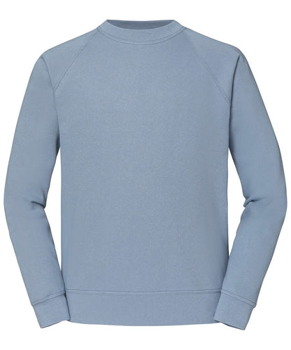 Fruit of the Loom Classic 8020 Raglan Sweatshirt SS270 - Mineral Blue - Customisable Sweatshirts