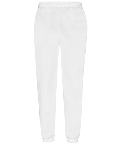 Fruit of the Loom Classic 8020 Elasticated Sweatpants SS405 - White - Customisable Shorts