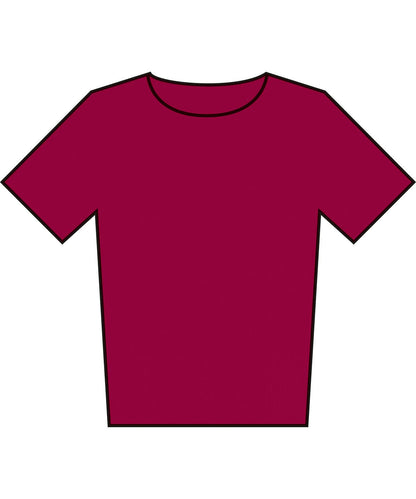 Fruit of the Loom Fruit Of The Loom Kids Iconic 195 T SS436 - Cranberry - Customisable T-Shirts