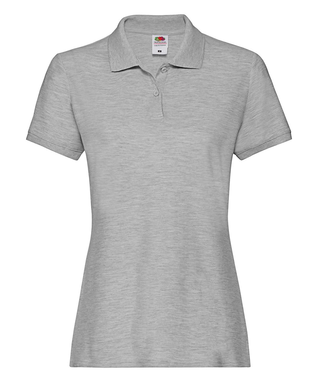 Fruit of the Loom Fruit Of The Loom Ladies Premium Polo Shirt SS505 - Athletic Heather - Customisable Polos