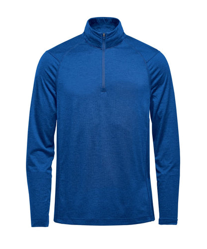 Stormtech Milano 14 zip pullover ST082 - Classic Blue Heather - Customisable Sports Overtops