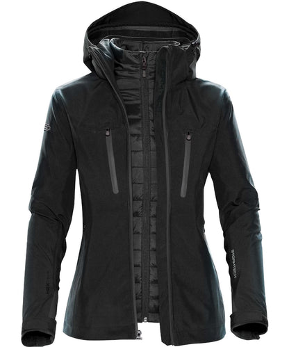 Stormtech WomenS Matrix System Jacket ST194 - Black Carbon - Customisable Jackets