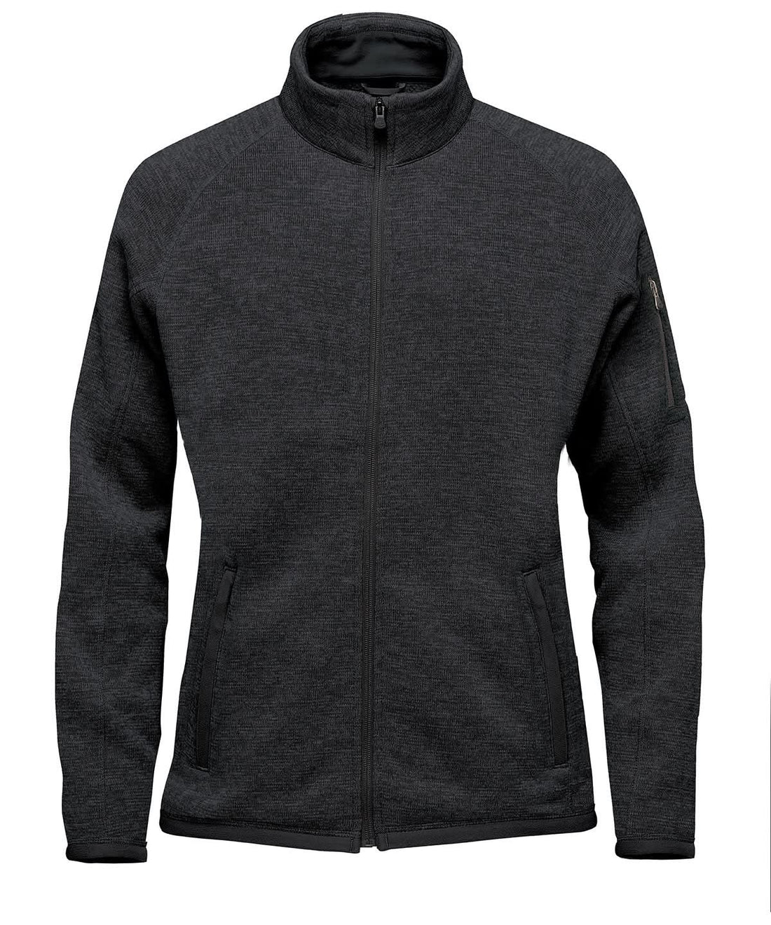 Stormtech Womens Avalante Full Zip Fleece Jacket ST205 - Black Heather - Customisable Jackets