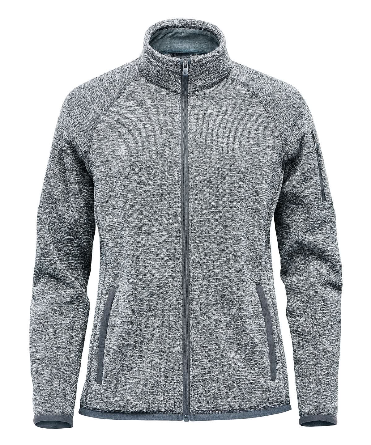 Stormtech Womens Avalante Full Zip Fleece Jacket ST205 - Granite Heather - Customisable Jackets