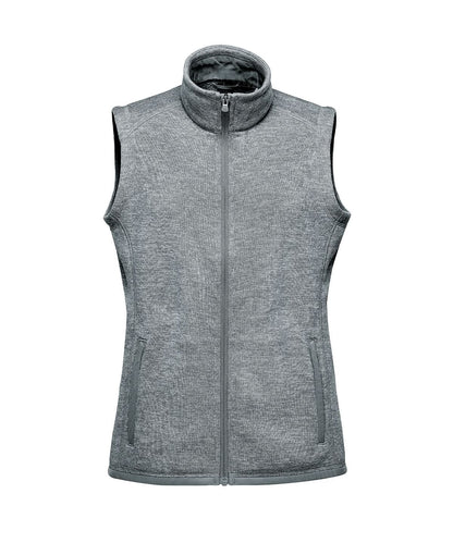 Stormtech Womens Avalante Fleece Vest ST207 - Granite Heather - Customisable Gilets &amp; Body Warmers