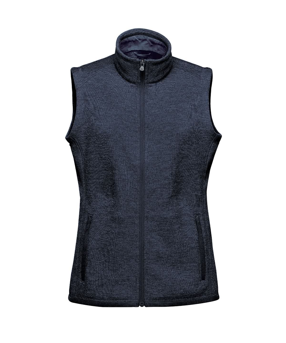 Stormtech Womens Avalante Fleece Vest ST207 - Navy Heather - Customisable Gilets &amp; Body Warmers