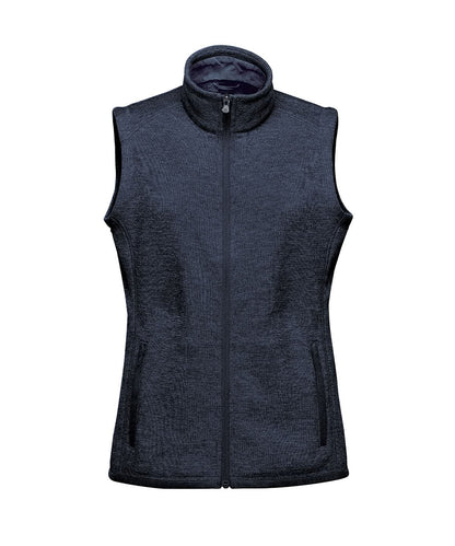Stormtech Womens Avalante Fleece Vest ST207 - Navy Heather - Customisable Gilets &amp; Body Warmers