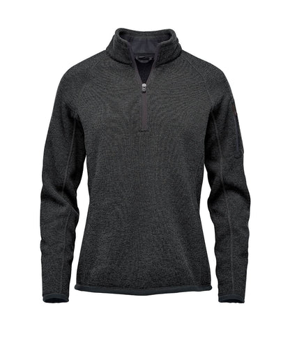Stormtech WomenS Avalante Zip Fleece ST209 - Black Heather - Customisable Fleece