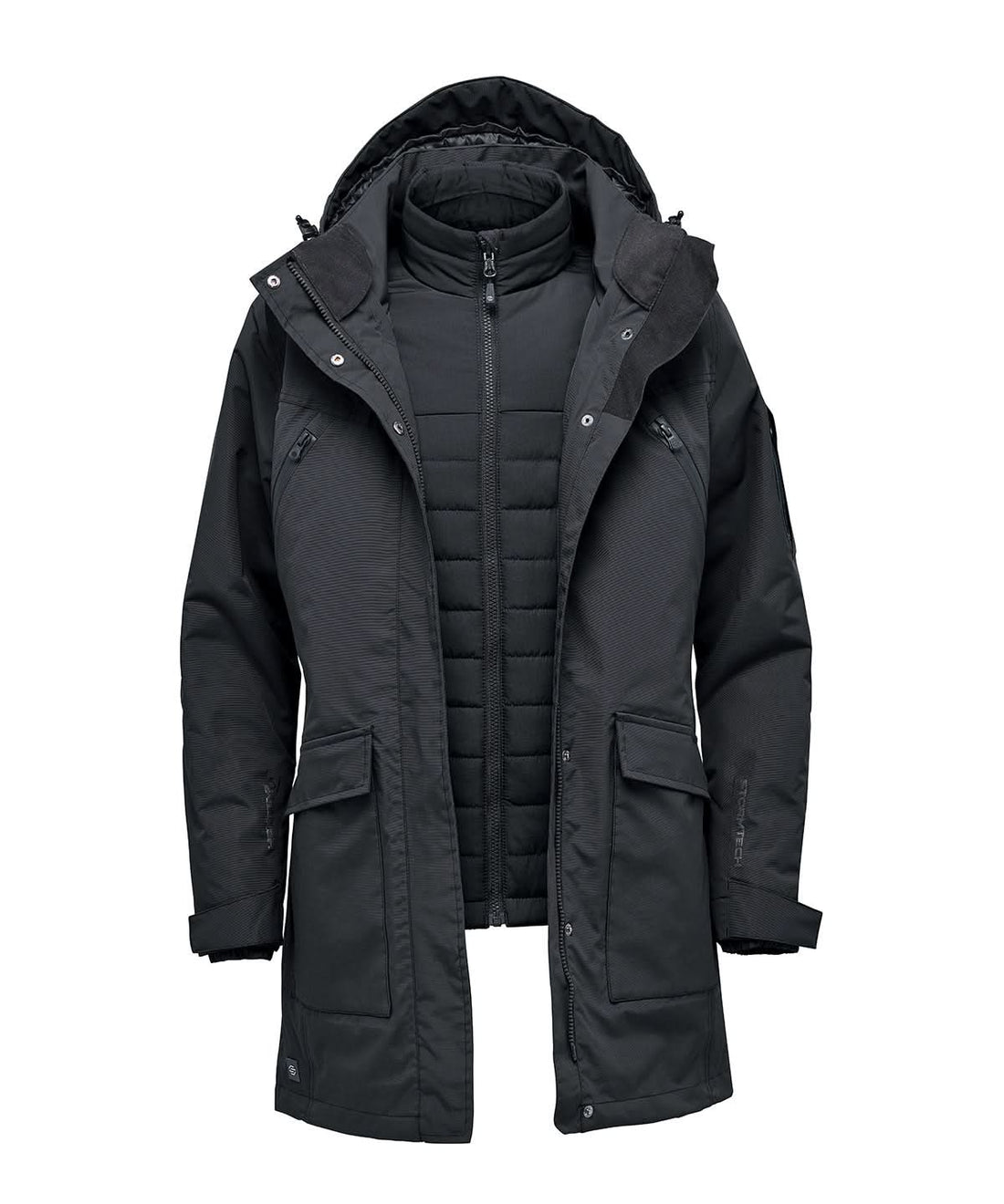 Stormtech Fairbanks 5 In 1 Parka ST216 - Black - Customisable Jackets