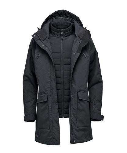 Stormtech WomenS Fairbanks 5 In 1 Parka ST217 - Black - Customisable Jackets