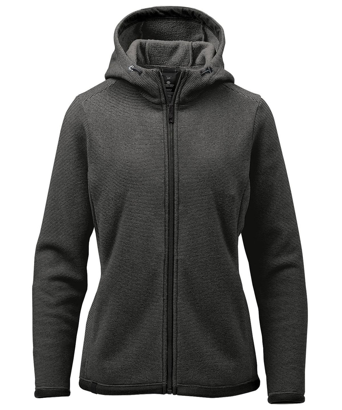 Stormtech Womens Medusa Fleece Hoodie ST230 - Charcoal Stripe - Customisable Hoodies