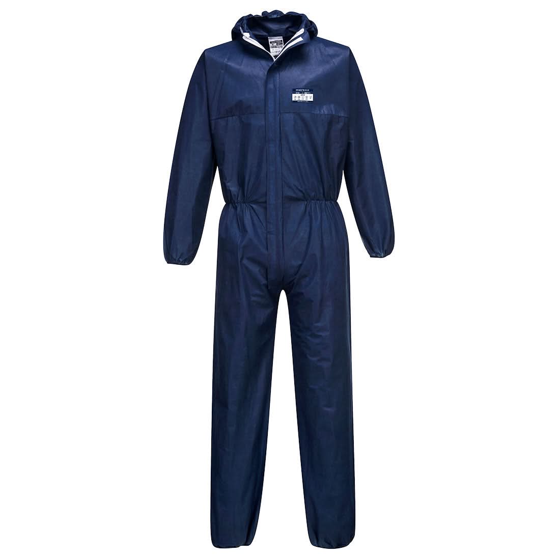 Portwest Biztex Sms Coverall Type 56 Pk50 ST30 - Navy - Customisable Coveralls