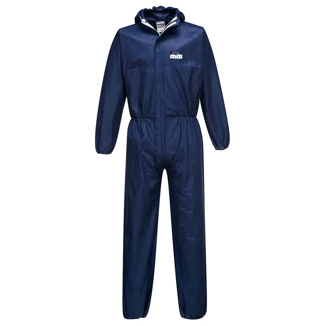 Biz Tex Sms Coverall Type 5/6 (Pk50) St30 - Navy - Customisable Coveralls