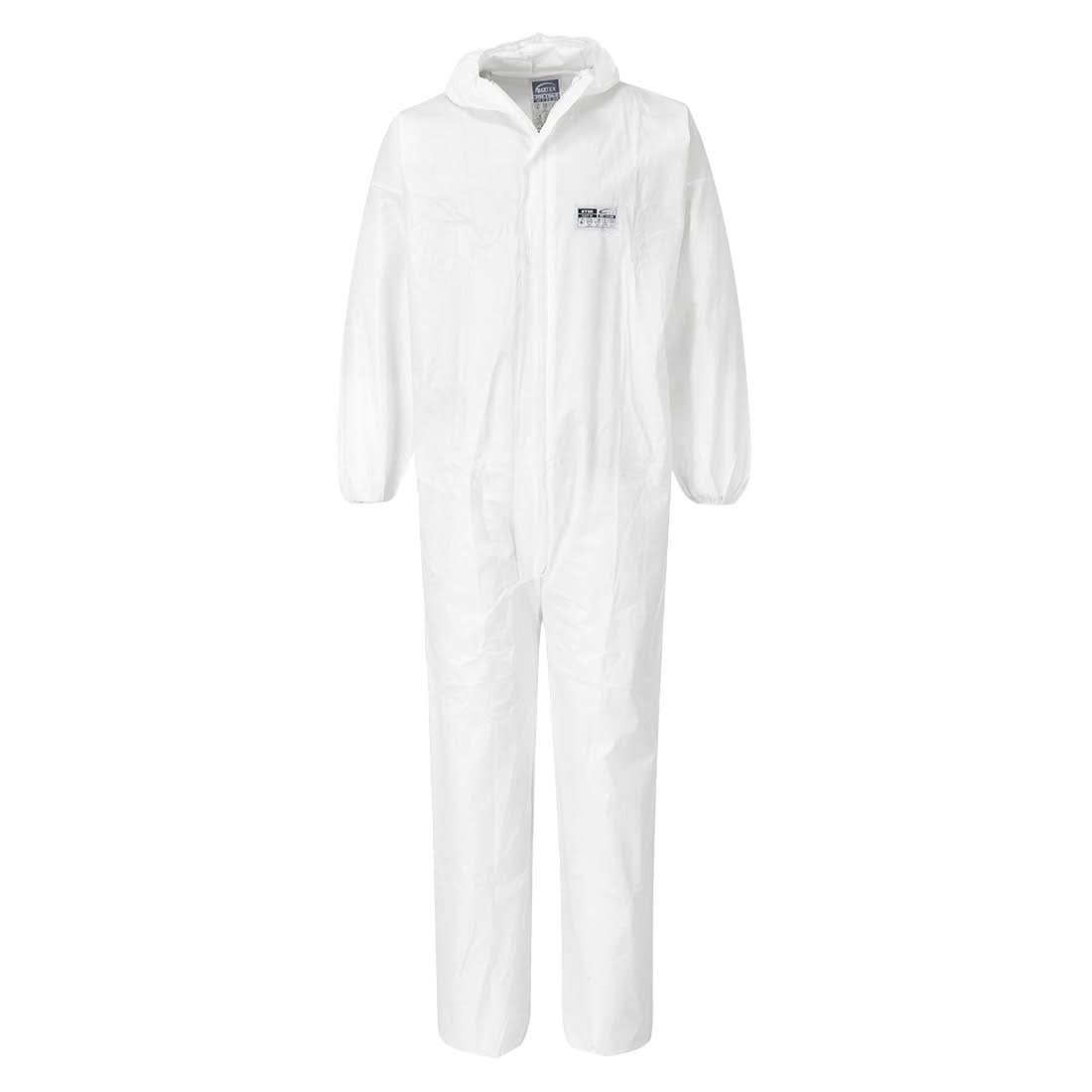Portwest Biztex Microcool Coverall Type 56 Pk50 ST50 - White - Customisable Coveralls