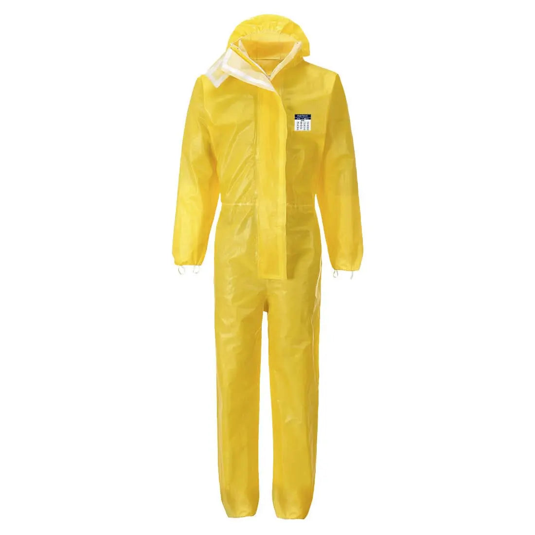 Biz Tex Microporous Coverall Type 3/4/5/6 St70 - Yellow - Customisable Coveralls