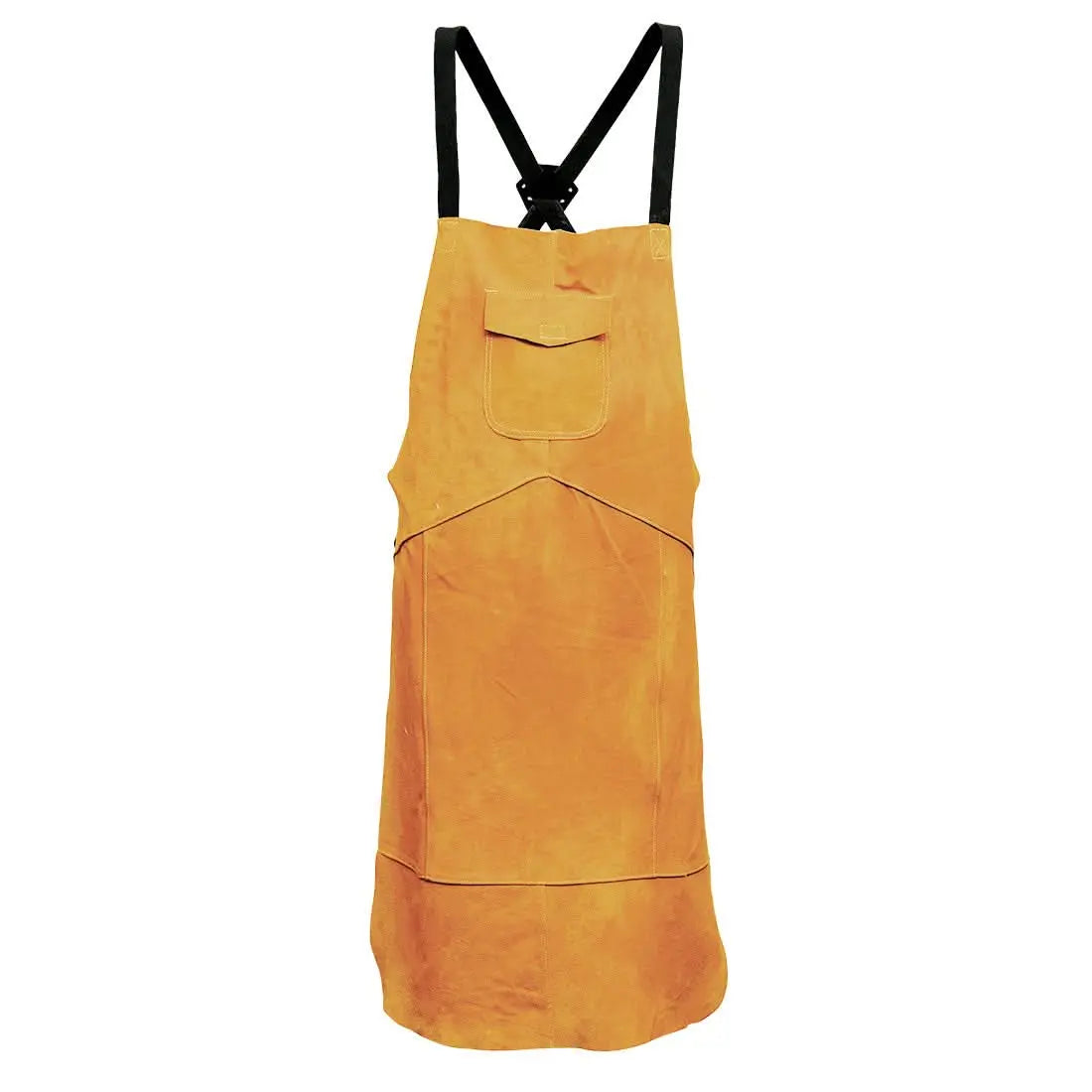 Fr Leather Welding Apron Sw10 - Tan - Customisable Flame Resistant Accessories