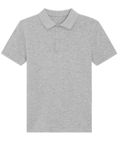 Stanley/Stella Mini sprinter kids polo STPK908 SX117 - Heather Grey - Customisable Polos
