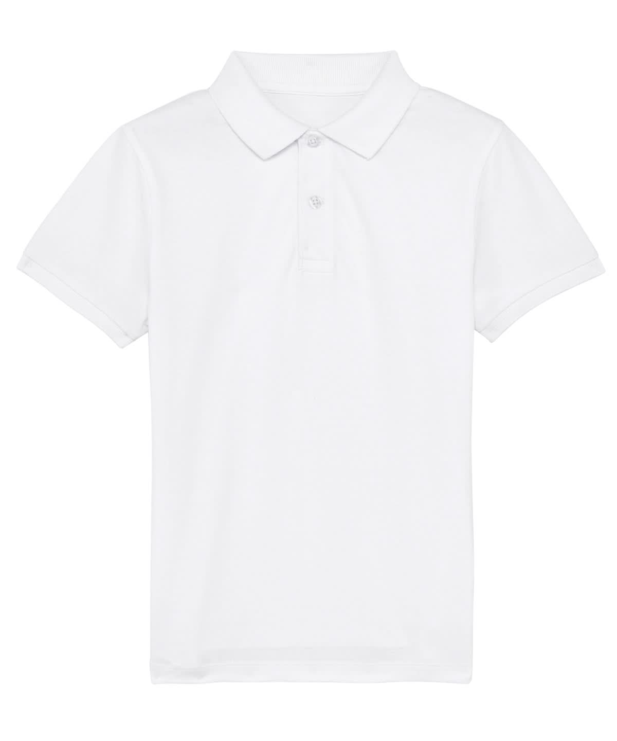 Stanley/Stella Mini sprinter kids polo STPK908 SX117 - White - Customisable Polos