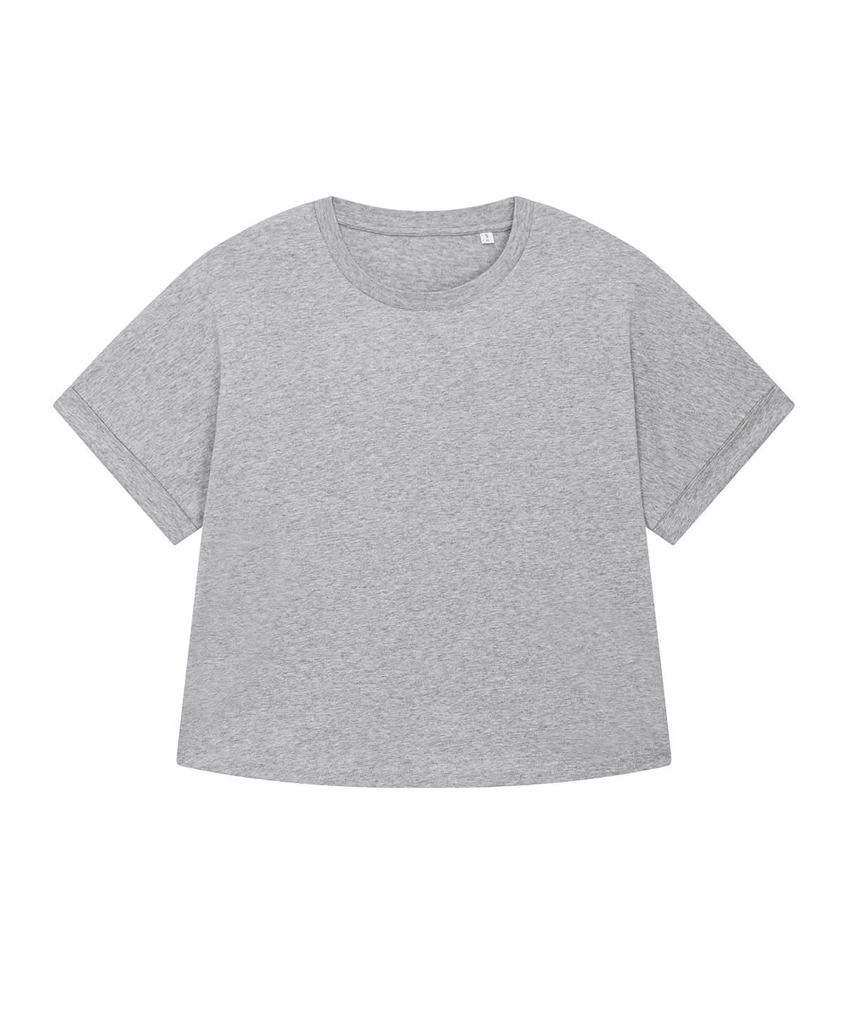 Stanley/Stella Stella Collider oversized womens t shirt STTW089 SX198 - Heather Grey - Customisable T-Shirts