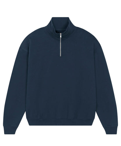 Stanley/Stella Unisex Miller dry 14 zip sweatshirt STSU795 SX216 - French Navy - Customisable Sweatshirts