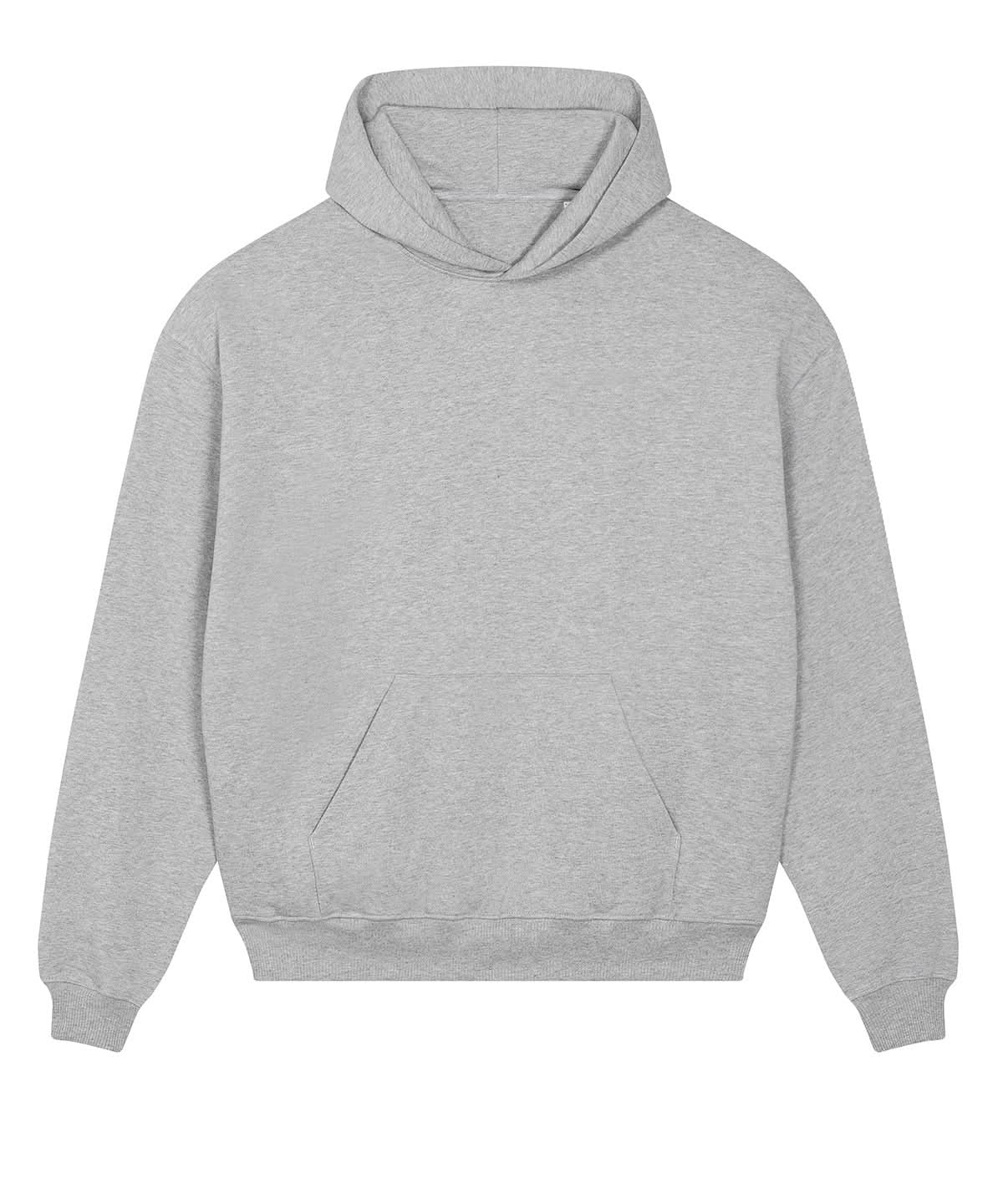 Stanley/Stella Unisex Cooper Dry Hoodie Sweatshirt STSU797 Heather Grey SX217 - Heather Grey - Customisable Hoodies