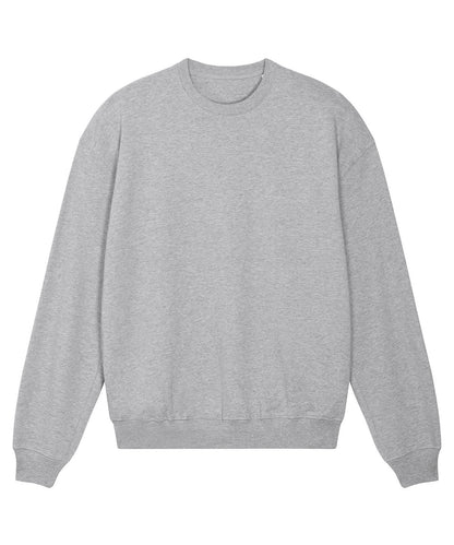 Stanley/Stella Unisex Ledger dry sweatshirt STSU798 SX218 - Heather Grey - Customisable Sweatshirts