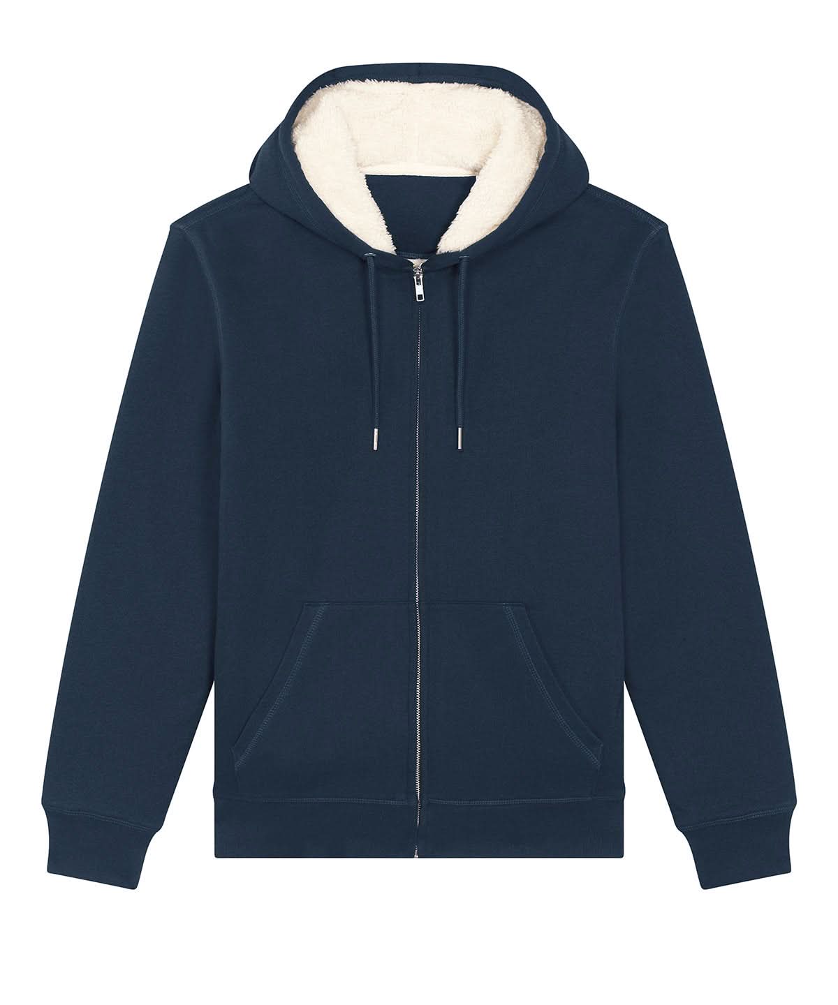 Stanley/Stella Unisex Hygger sherpa zip through sweatshirt STSU956 SX222 - French Navy - Customisable Sweatshirts