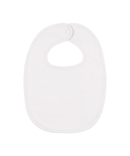 Stanley/Stella Baby bib STAU029 SX227 - White One size - Customisable Bibs