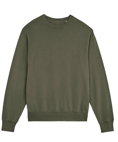 Stanley/Stella Unisex Matcher vintage sweatshirt STSU085 SX231 - Garment Dyed Khaki - Customisable Sweatshirts