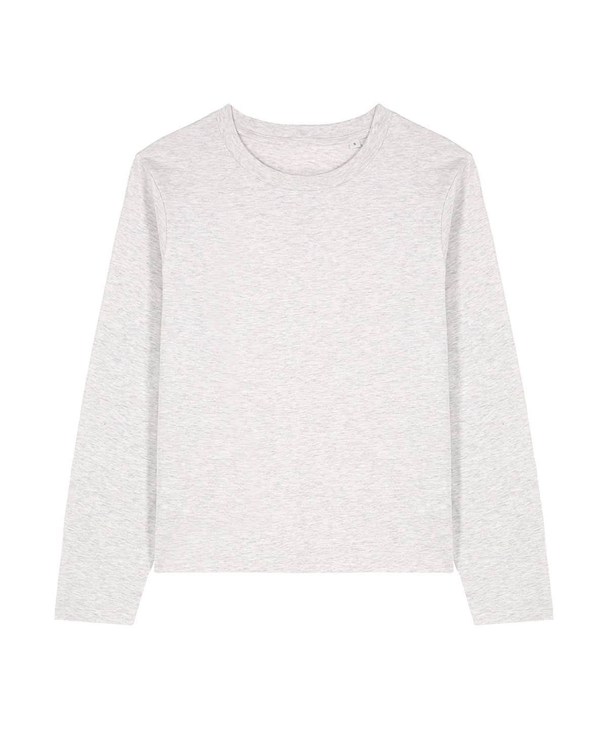 Stanley/Stella Stella Muser long sleeve STTW219 SX262 - Cool Heather Grey - Customisable T-Shirts