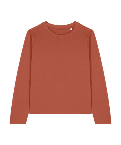 Stanley/Stella Stella Muser long sleeve STTW219 SX262 - Heritage Brown - Customisable T-Shirts