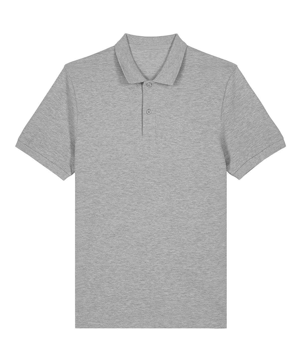 Stanley/Stella Stanley Coaster STPM224 SX264 - Heather Grey - Customisable Polos