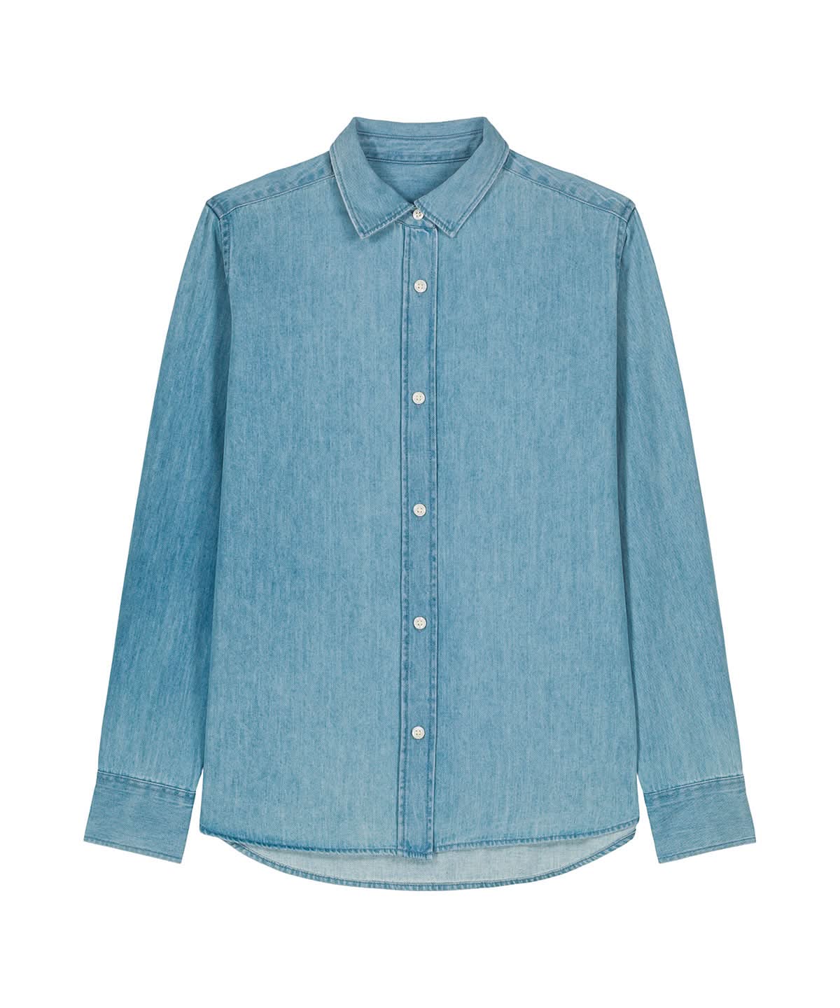 Stanley/Stella Stella denim shirt STWW970 SX268 - Light Wash - Customisable Shirts