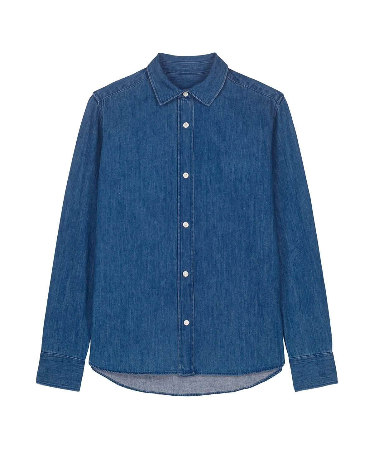 Stanley/Stella Stella denim shirt STWW970 SX268 - Mid Wash - Customisable Shirts