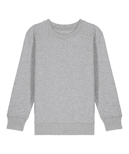 Stanley/Stella Kids Mini Changer 20 iconic crew neck sweatshirt STSK181 SX704 - Heather Grey - Customisable Sweatshirts