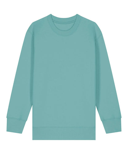 Stanley/Stella Kids Mini Changer 20 iconic crew neck sweatshirt STSK181 SX704 - Teal Monstera - Customisable Sweatshirts