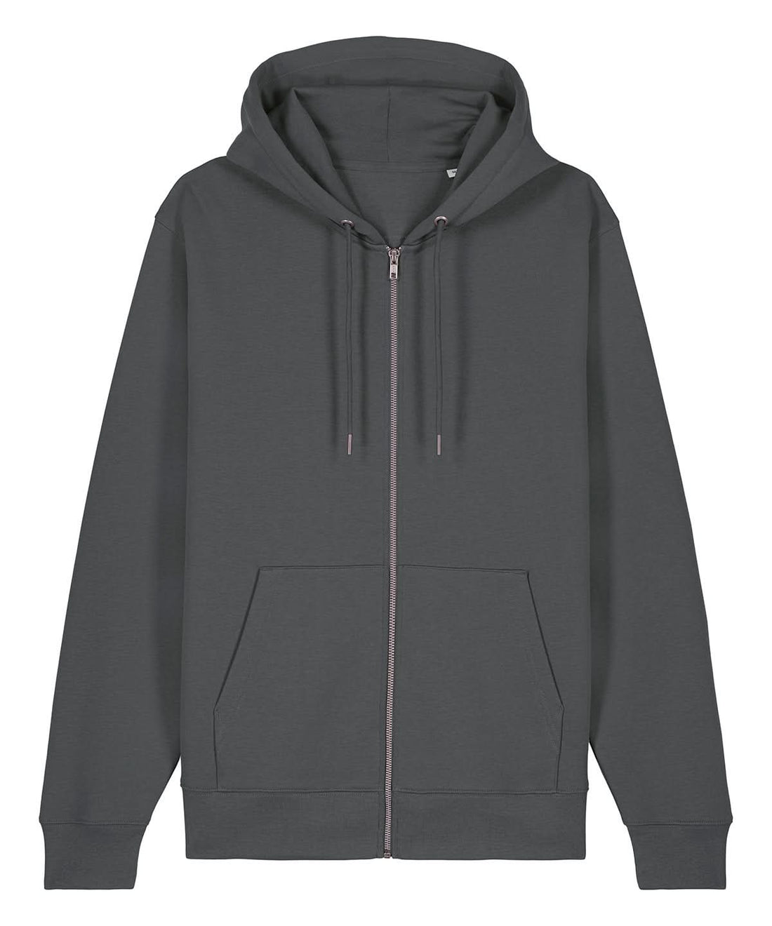 Stanley/Stella Unisex Cultivator 20 Iconic Zip Thru Hoodie Sweatshirt STSU179 Anthracite SX712 - Anthracite - Customisable Hoodies