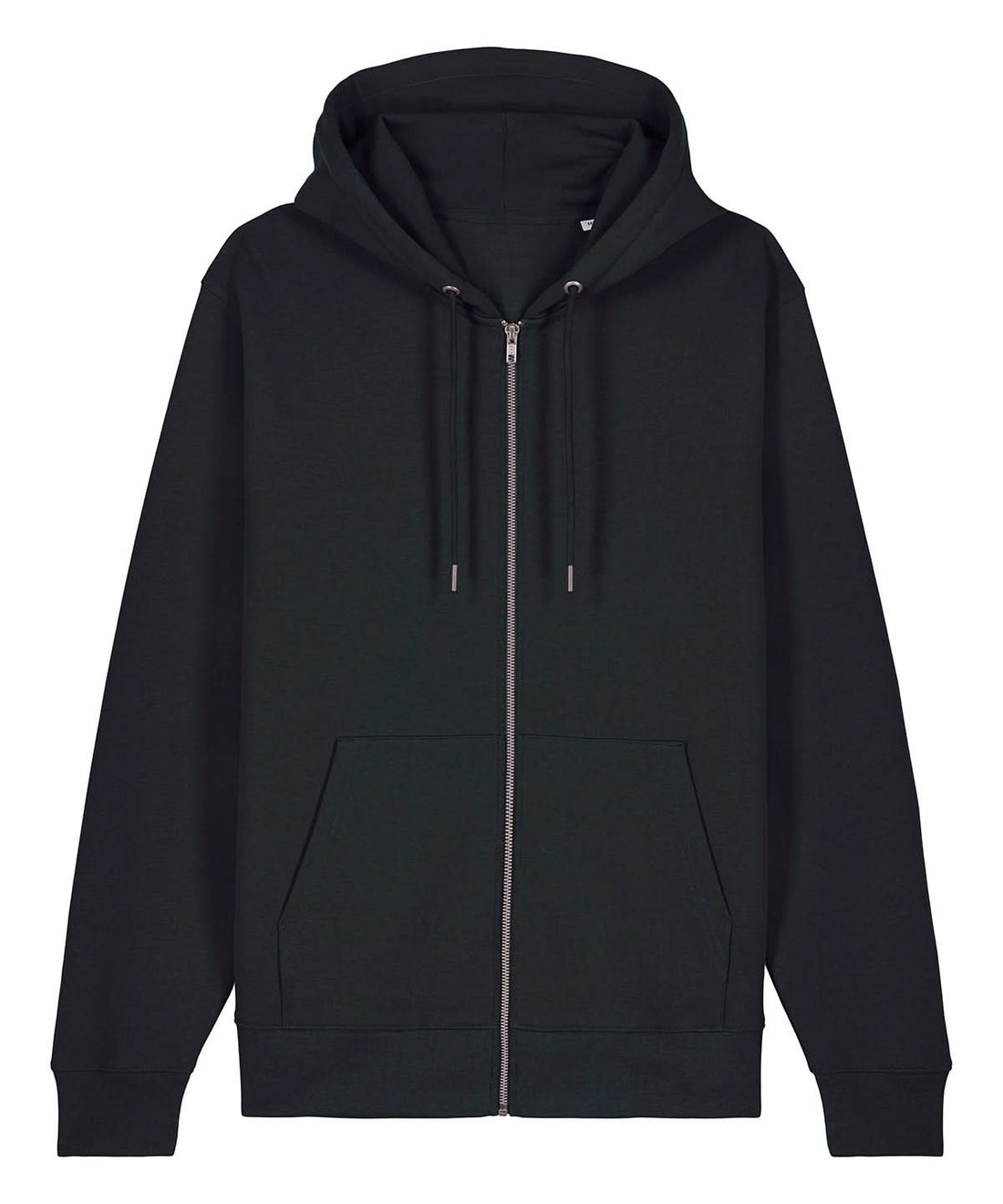 Stanley/Stella Unisex Cultivator 20 Iconic Zip Thru Hoodie Sweatshirt STSU179 Black SX712 - Black - Customisable Hoodies