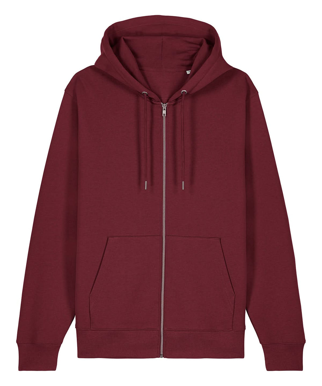 Stanley/Stella Unisex Cultivator 20 Iconic Zip Thru Hoodie Sweatshirt STSU179 Burgundy SX712 - Burgundy - Customisable Hoodies