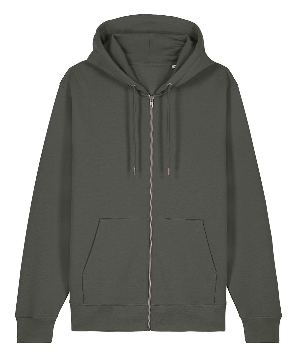 Stanley/Stella Unisex Cultivator 20 Iconic Zip Thru Hoodie Sweatshirt STSU179 Khaki SX712 - Khaki - Customisable Hoodies