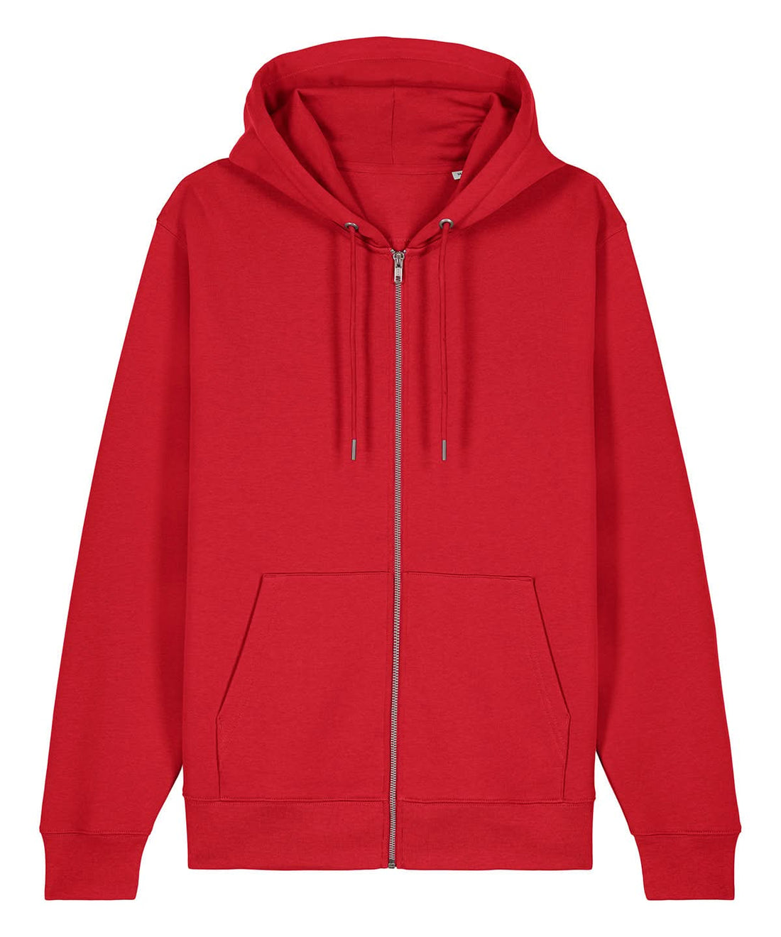 Stanley/Stella Unisex Cultivator 20 Iconic Zip Thru Hoodie Sweatshirt STSU179 Red SX712 - Red - Customisable Hoodies